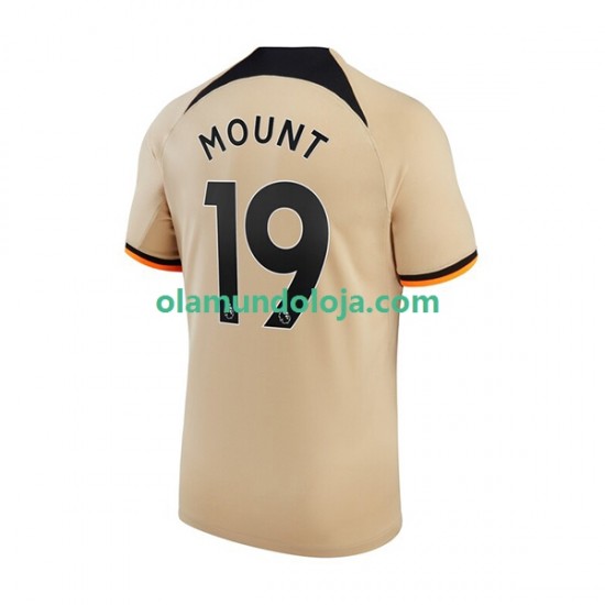 Camisola Chelsea Mount 19 Homem Equipamento Terceiro 2022-2023 Manga Curta